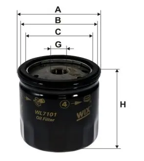 ФІЛЬТР ОЛИВИ WIX FILTERS WL7101