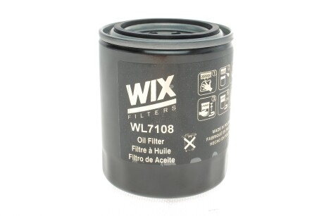 Фильтр масла WIX FILTERS WL7108