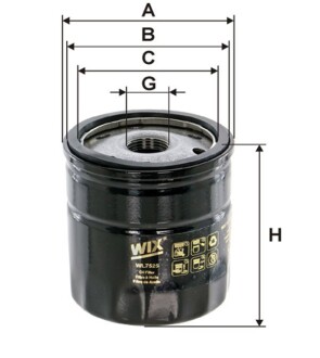 Фильтр масляный WIX FILTERS WL7525