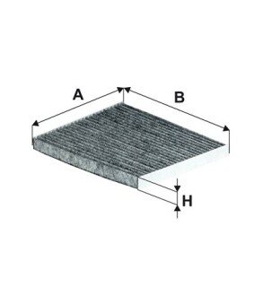 Фільтр салону вугільний WIX FILTERS WP2047 (фото 1)