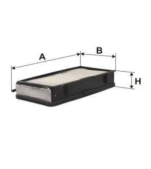 Фото 1 - фільтр салону WIX FILTERS WP6908 Фільтр салону WIX FILTERS WP6908 (фото 1)