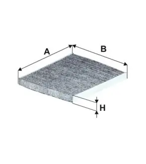 Фільтр салону вугільний WIX FILTERS WP9211