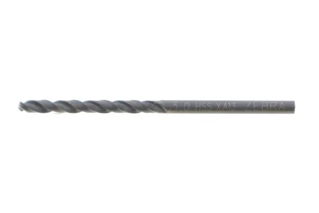 Сверло спиральное по металлу, HSS, DIN 338, D3,0mm, ZEBRA {арт. } WURTH 0624000300