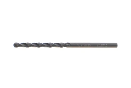 Сверло спиральное по металлу, HSS, DIN 338, D3,4mm, ZEBRA {арт. } WURTH 0624000340