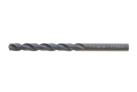 Сверло спиральное по металлу, HSS, DIN 338, D7,8mm, ZEBRA {арт. } WURTH 0624000780