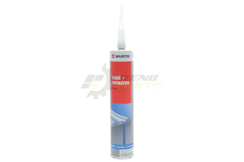 Клей-герметик K+D, комбинированный, полиуретановый, белый, 300 ml {арт. } WURTH 08901001 (фото 1)
