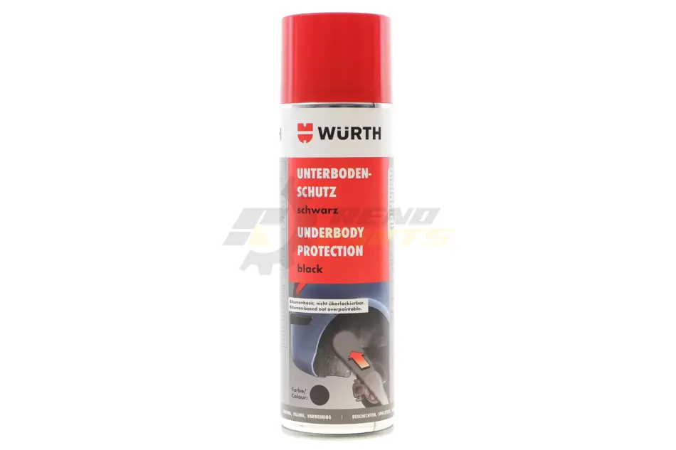 Засіб для захисту днища автомобіля, спрей, чорний, 500 ml {арт. } WURTH 0892073 (фото 1)