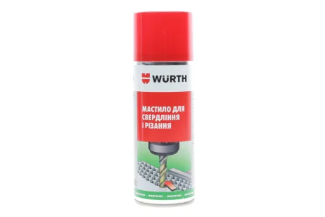 Смазочное масло для сверления и резки PERFECT CUT+COOL, спрей, 400 ml {арт. } WURTH 0893050008