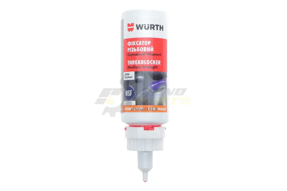 Фіксатор різьби (синій) 50g (від -55°С до +150°С) WURTH 0893243050 (фото 1)
