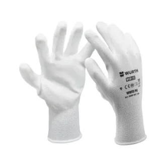 Рукавиці з поліуретановим покриттям (XXL) White PU (12 пар) WURTH 0899401111012