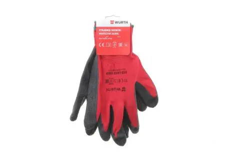 Рукавиці захисні з латексним покриттям RED LATEX GRIP (Т.11) WURTH 0899408211