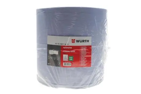 Очищувальний папір синій 3-хшар. рулон /1000 серве WURTH 0899800823