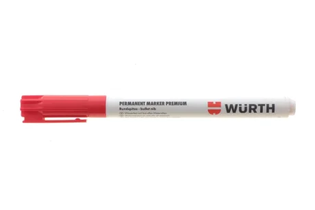 Маркер перманентний чорнильний PREMIUM, червоний, 1 mm {арт. } WURTH 0967915312