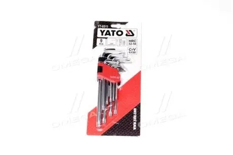 Набір ключів TORX YATO YT0511