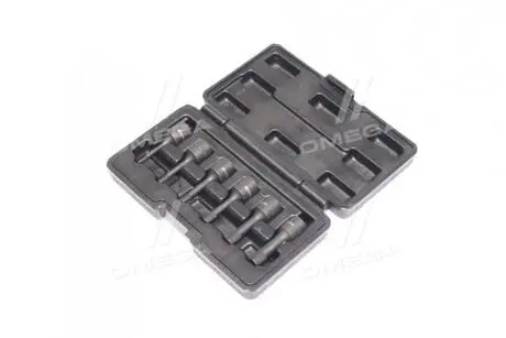 Набір екстракторів : квадрат 3/8". Ø= 2-10 мм, для гвинтів 8660 HRC 49-52. 6 Од. [50] YATO YT0623