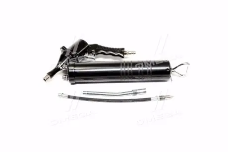 Шприц мастильний пневматичний : 400 см³, вих. P= 30-40 MPa, продукт.- 28 л/хв [10] YATO YT-07055