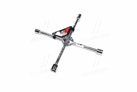 Ключ для коліс хрестоподібний 17х19х21х22 мм зміцнений [10/360] YATO YT0800