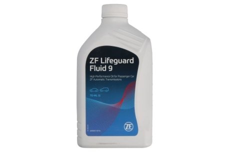 Масло трансмиссионное LIFEGUARDFLUID 9 1л ZF AA01500001 (фото 1)