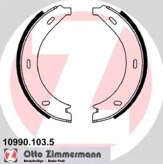Гальмiвнi колодки барабаннi ZIMMERMANN 109901035