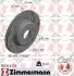 TARCZA HAMULC. BMW 5 E60 03- PT /ZIM-/ ZIMMERMANN 150346155 (фото 1)