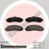 Гальмiвнi колодки дисковi ZIMMERMANN 216261551 (фото 1)