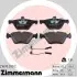 Тормозные колодки дисковые передние ZIMMERMANN 216702002 (фото 1)