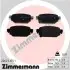 Комплект тормозных колодок ZIMMERMANN 22623.155.1 (фото 1)