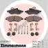 Тормозные колодки дисковые передние ZIMMERMANN 244681903 (фото 1)