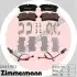 Колодки тормозные дисковые, к-кт ZIMMERMANN 246431702 (фото 1)