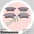 Колодки тормозные дисковые, к-кт ZIMMERMANN 246931851 (фото 1)