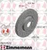 Диск тормозной ZIMMERMANN 250137552 (фото 1)