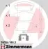 Тормозные колодки дисковые передние ZIMMERMANN 250341852 (фото 1)