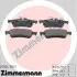 Тормозные колодки дисковые задние ZIMMERMANN 250541501 (фото 1)