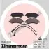 Комплект тормозных колодок ZIMMERMANN 25602.170.2 (фото 7)