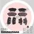 Комплект тормозных колодок ZIMMERMANN 25965.155.1 (фото 4)