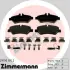 Гальмiвнi колодки дисковi ZIMMERMANN 291901952 (фото 1)