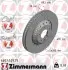 Диск тормозной FORMULA Z правый ZIMMERMANN 460452975 (фото 1)