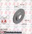 Диск тормозной Coat Z ZIMMERMANN 600115820 (фото 1)