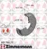 Тормозной барабан Coat Z задние ZIMMERMANN 600196420 (фото 1)